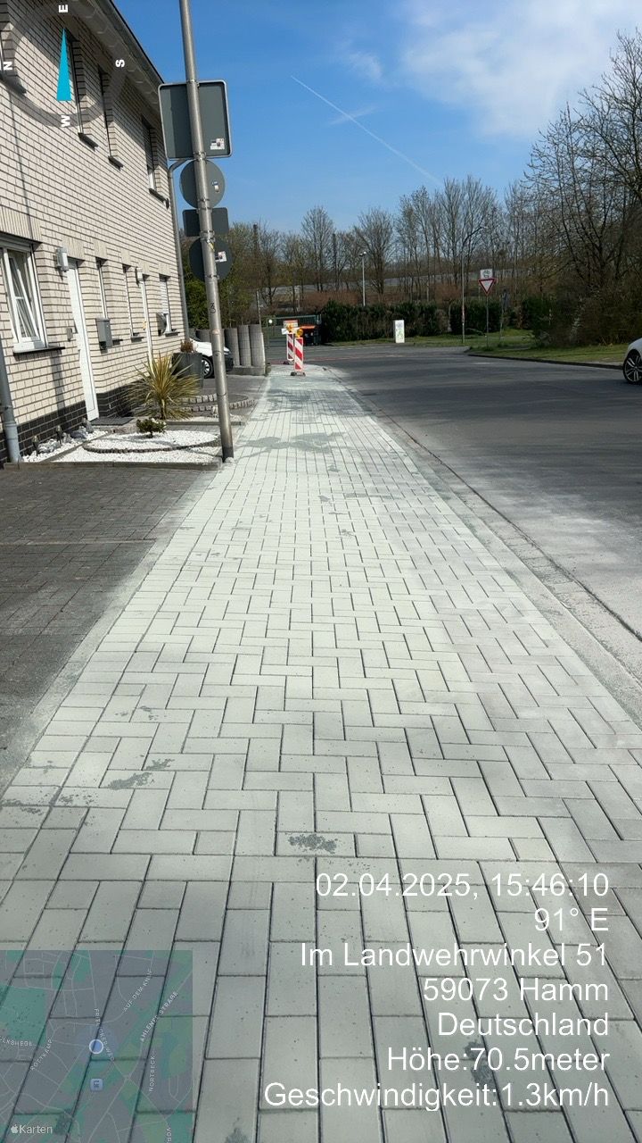 Fachgerecht ausgeführter Wegebau